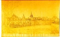 Stadtgraben beim Seelturm. Um 1835. Ansicht 303