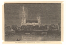 Illuminiertes Münster mit Donaufront. 1890. Ansicht 505