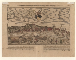Ulm von Süden. Um 1550. Ansicht 7