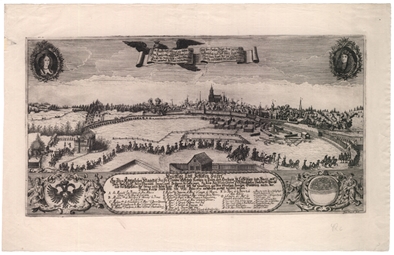 Ulm von Süden. Um 1679. Ansicht 42