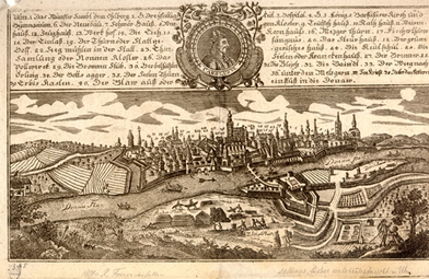 Ulm von Süden. 1797. Ansicht 208