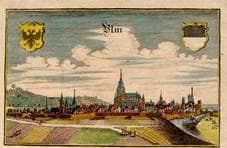 Ulm von Südwesten. Um 1654. Ansicht 40