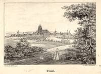 Ulm von Südwesten. Um 1828. Ansicht 147