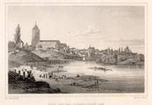 Ulm von Südwesten. Um 1840. Ansicht 148