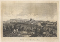 Ulm von Südwesten um 1848. Ansicht 152