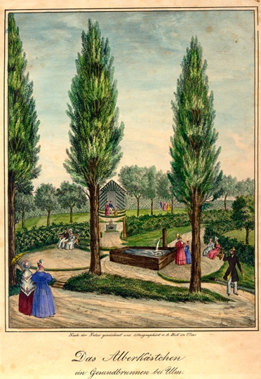 Alberkästchen. um 1840. Ansicht 756a