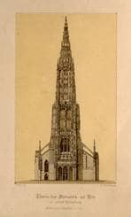 Münster. Westfassade. Um 1890. Ansicht 492