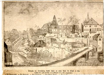 Weinhofberg. Südseite. Nach dem Brand von 1785. Ansicht 642