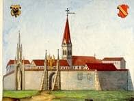 Michelskloster. Auf dem Michelsberg. Um 1850. Ansicht 537