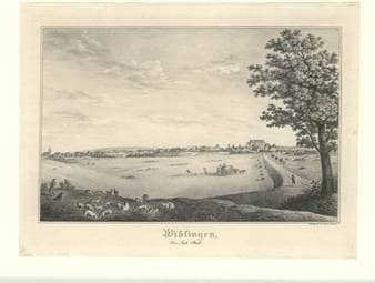 Wiblingen. Um 1835. F 3/2a Ansicht 98. 