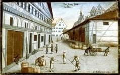 Die Gräth - Städtisches Waag- und Lagerhaus, um 1780