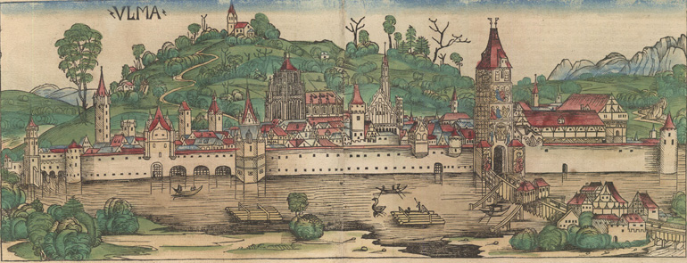 Ulm in der Schedelschen Weltchronik von 1493