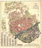 Amtlicher Stadtplan von 1891. F 1 Stadtpläne Nr. 36