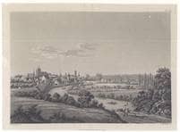 Ulm von Südwesten. Um 1830. Ansicht 146
